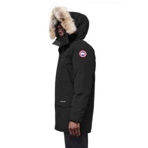 Large Black Canada Goose Expedition Parka